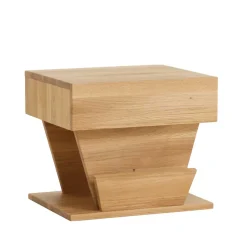 Wohnen Design Holz Nachttisch Zavatraos mit Zeitungsständer