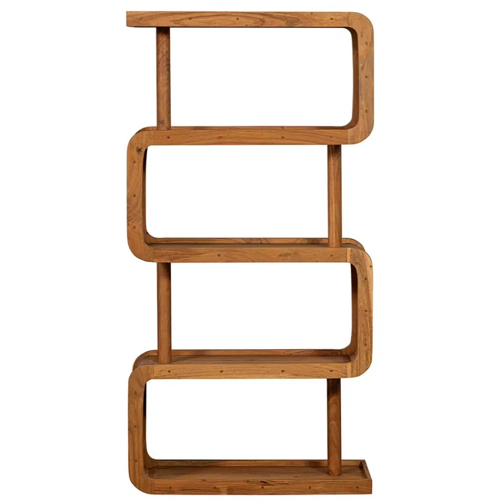 Wohnen Esszimmerregale|Wohnzimmer-Regale*Design Holzregal aus Akazie Massivholz - Selrito