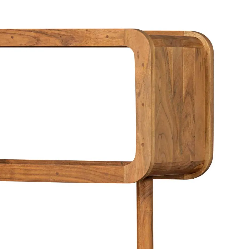 Wohnen Esszimmerregale|Wohnzimmer-Regale*Design Holzregal aus Akazie Massivholz - Selrito