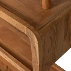 Wohnen Esszimmerregale|Wohnzimmer-Regale*Design Holzregal aus Akazie Massivholz - Selrito