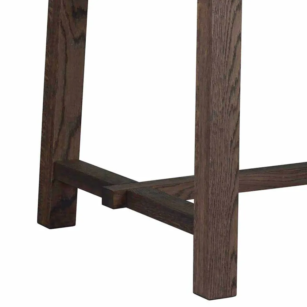 Wohnen Massivholzmöbel|Küchentische*Design Holztisch aus Eiche dunkel lackiert und gebürstet - Vedraza