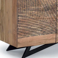 Wohnen Küchenschränke|Sideboards*Design Kombi-Kommode aus Massivholz - Merlan