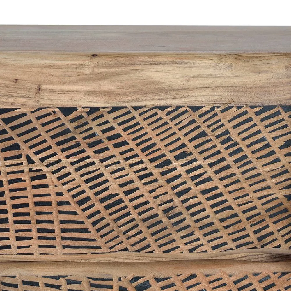 Wohnen Küchenschränke|Sideboards*Design Kombi-Kommode aus Massivholz - Merlan