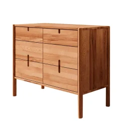 Wohnen Design Kommode aus Wildbuche Massivholz - Indrya