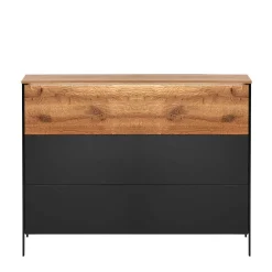 Wohnen Design Kommode in Wildeiche & Anthrazit - Claas