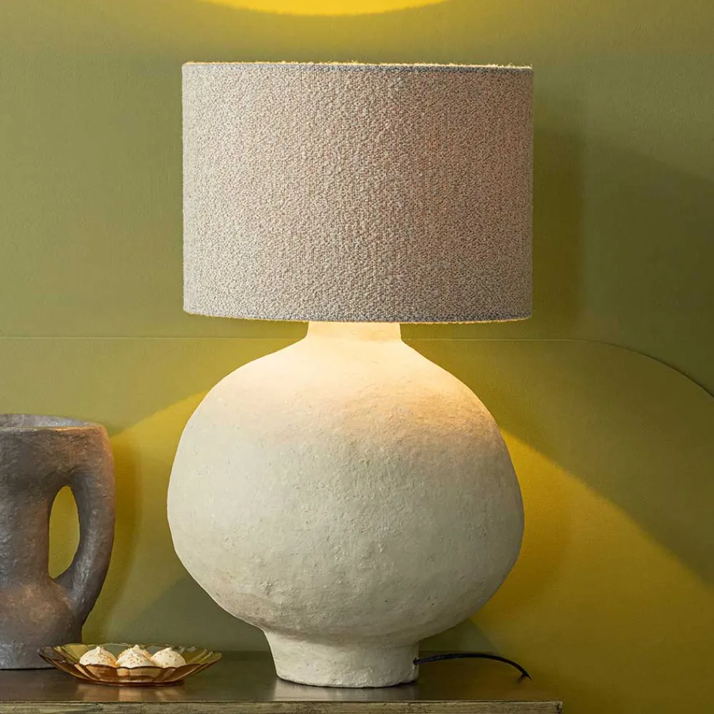 Wohnen Design Lampenfuß aus Pappmaschee - Benedict