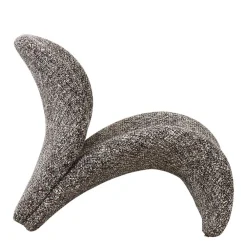 Wohnen Designermöbel*Design Loungesessel in Dunkelbraun meliert - Sacalobra