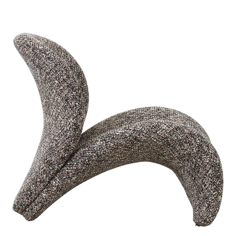 Wohnen Designermöbel*Design Loungesessel in Dunkelbraun meliert - Sacalobra