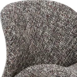 Wohnen Designermöbel*Design Loungesessel in Dunkelbraun meliert - Sacalobra