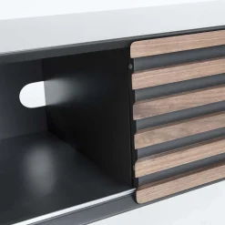 Wohnen Design Lowboard für Fernseher Trupea in Dunkelgrau