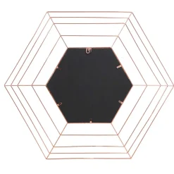 Wohnen Spiegel|Flurspiegel*Design Metall Spiegel in Kupferfarben - Monika