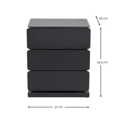 Wohnen Schuhschränke*Design Metallkommode in Taupe - Dolomiti