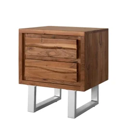 Wohnen Design Nachtkommode aus Akazienholz - Banjee