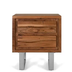 Wohnen Design Nachtkommode aus Akazienholz - Banjee