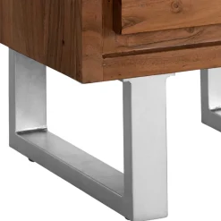 Wohnen Design Nachtkommode aus Akazienholz - Banjee