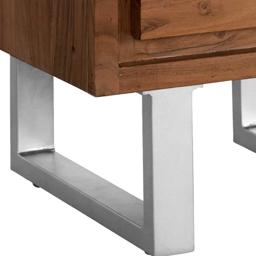Wohnen Design Nachtkommode aus Akazienholz - Banjee
