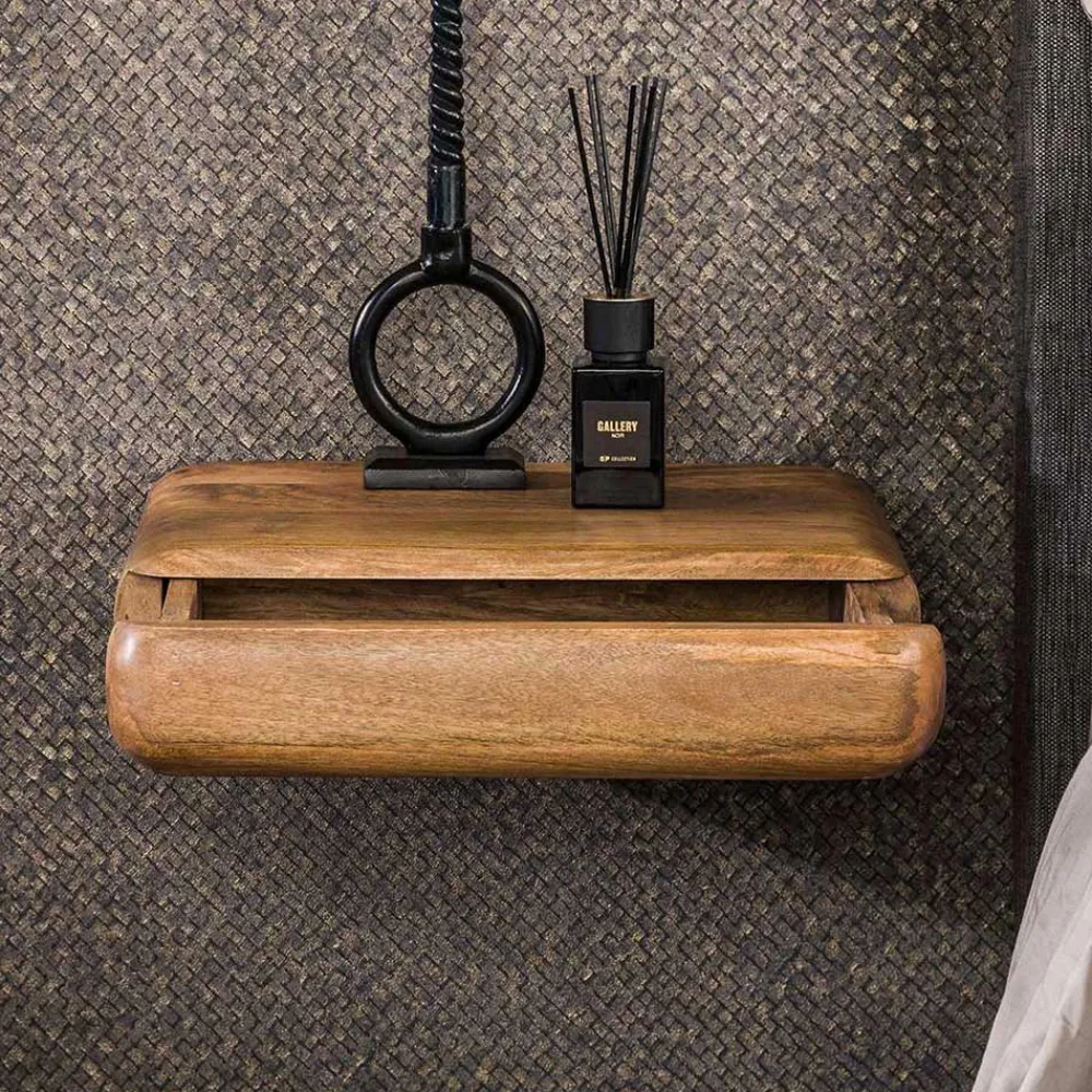 Wohnen Design Nachtkonsole mit einer Schublade - Aspariavo