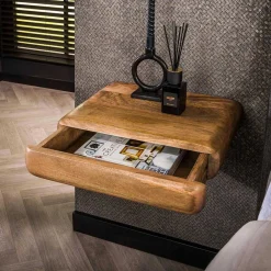 Wohnen Design Nachtkonsole mit einer Schublade - Aspariavo