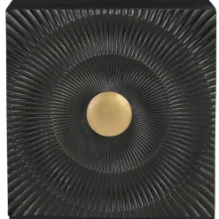 Wohnen Design Nachtschrank in Schwarz und Gold - Oglio