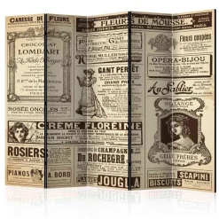Wohnen Wohnzimmer-Regale|Paravents*Design Nostalgie Paravent Vintage Werbung - Emjan