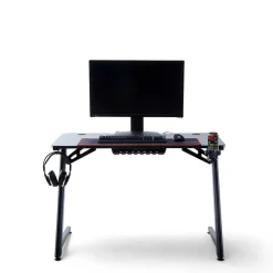 Wohnen Bürotische*Design PC Computertisch in Schwarz - Aribert