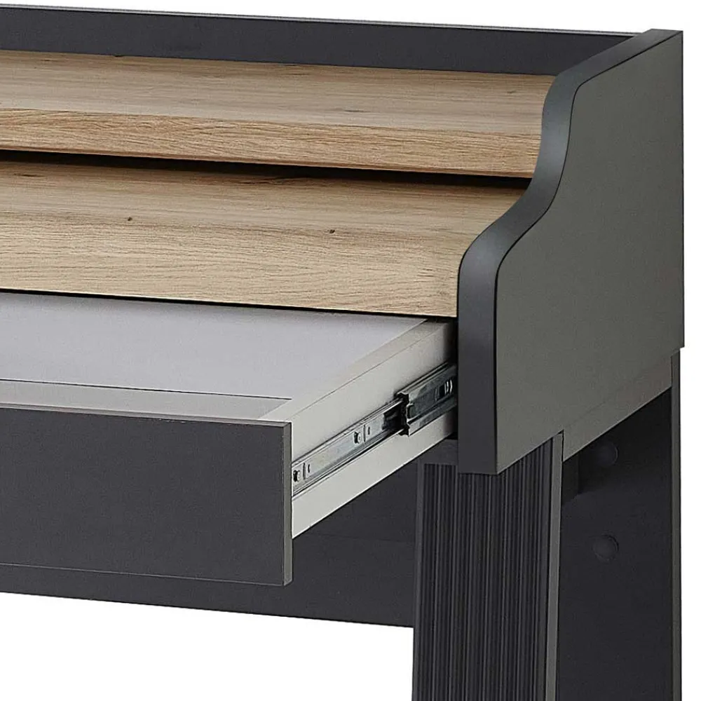 Wohnen Design PC Tisch mit Rollcontainer - Joe (zweiteilig)