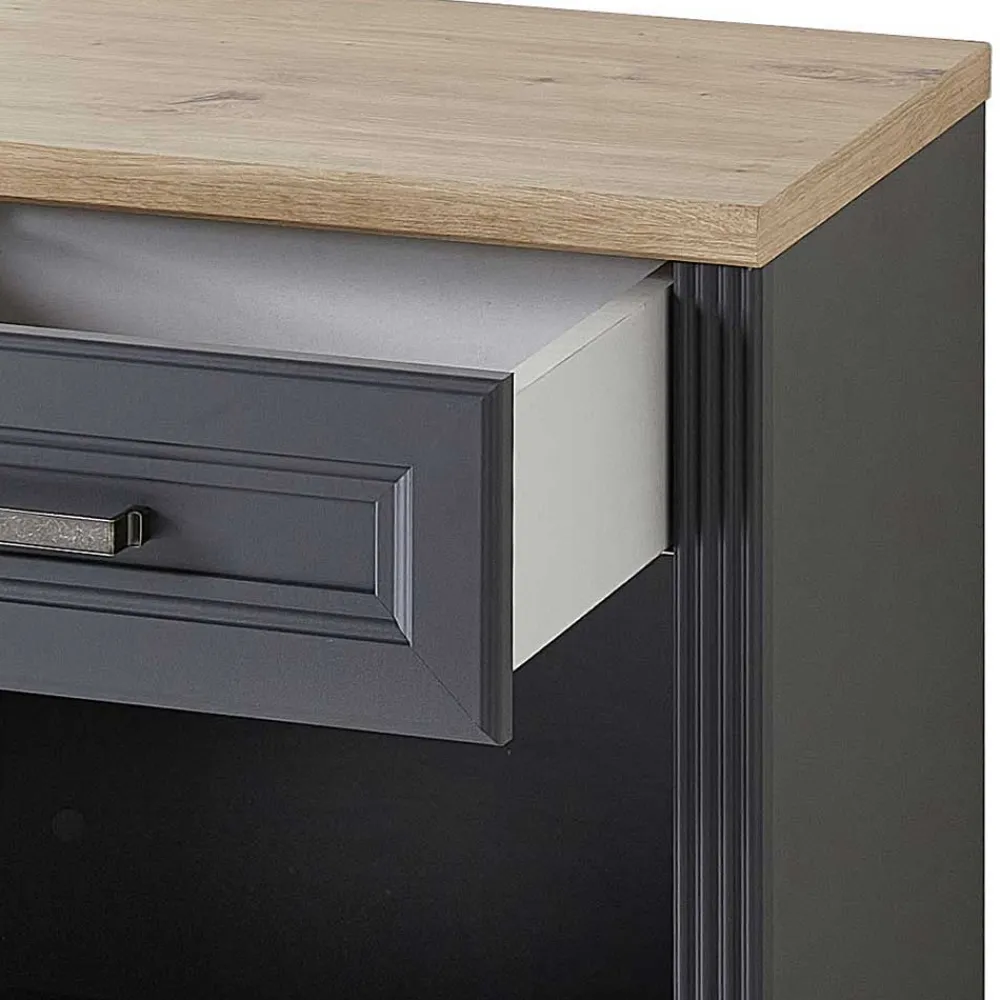 Wohnen Design PC Tisch mit Rollcontainer - Joe (zweiteilig)