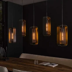 Wohnen Lampen & Leuchten*Design Pendelleuchte mit fünf Schirmen - Second