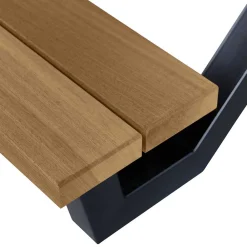 Wohnen Design Picknick-Tisch aus Abachi Holz Natur - Melinda