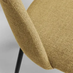 Wohnen Küchenstühle|Esszimmerstühle*Design Polsterstühle in Gelb - Veneziana (4er Set)