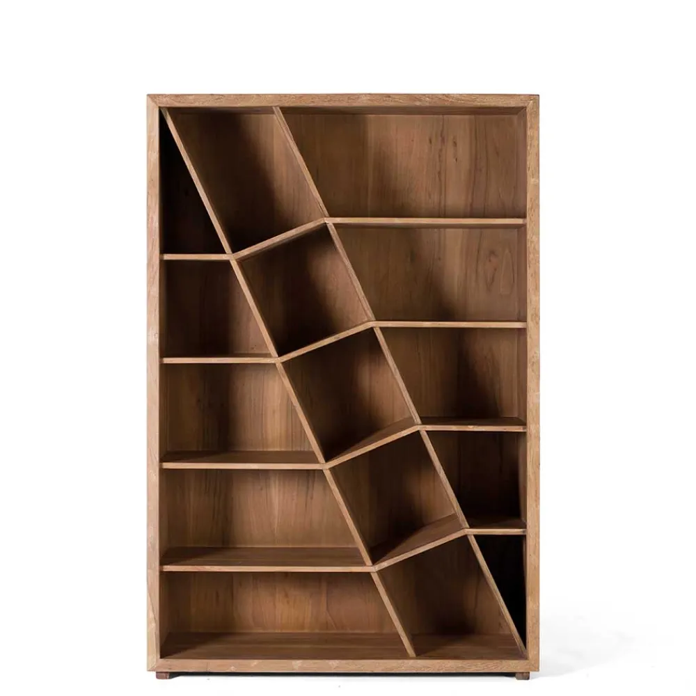 Wohnen Design Regal aus Akazie Massivholz - Fulivia