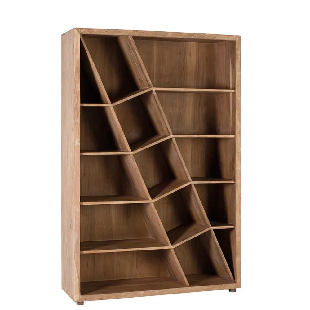 Wohnen Design Regal aus Akazie Massivholz - Fulivia