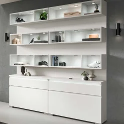 Wohnen Esszimmerregale|Wohnzimmer-Regale*Design Regal für Schuhe mit LED - Dany