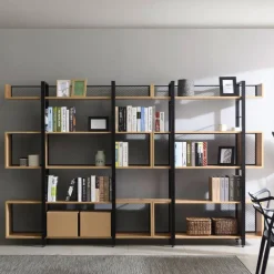 Wohnen Büro-Raumteiler|Esszimmerregale*Design Regal mit fünf Böden - Gonya