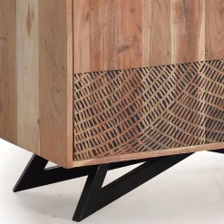 Wohnen Büro-Raumteiler*Design Regal mit Türen und Schubladen - Merlan