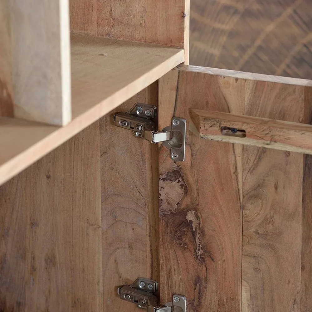 Wohnen Büro-Raumteiler*Design Regal mit Türen und Schubladen - Merlan