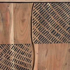 Wohnen Büro-Raumteiler*Design Regal mit Türen und Schubladen - Merlan