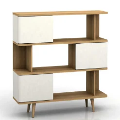 Wohnen Esszimmerregale|Regale*Design Scandi Standregal mit 3 Türen - Jendren I