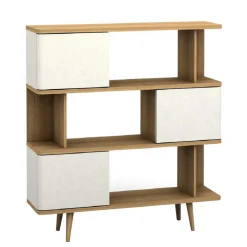 Wohnen Esszimmerregale|Regale*Design Scandi Standregal mit 3 Türen - Jendren I