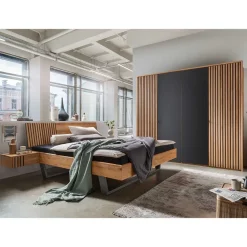 Wohnen Schlafzimmer Komplett*Design Schlafzimmer Einrichtung Set - Manarola (vierteilig)