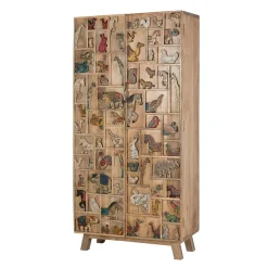 Wohnen Design Schrank mit Tier Dekor - Widama