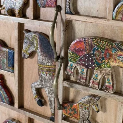 Wohnen Design Schrank mit Tier Dekor - Widama