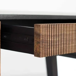 Wohnen Massivholzmöbel|Jugendzimmertische*Design Schreibtisch aus Mangoholz und Palisander - Ondarroa