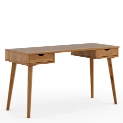 Wohnen Jugendzimmertische|Kinderschreibtische*Design Schreibtisch aus Wildeiche Massivholz - Fabijola