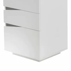 Kinder Wohnen Design Schreibtisch in Weiß 150x67 cm Velino mit 3 Schubladen