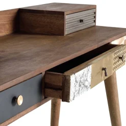 Kinder Wohnen Design Schreibtisch mit fünf Schubladen - Fina