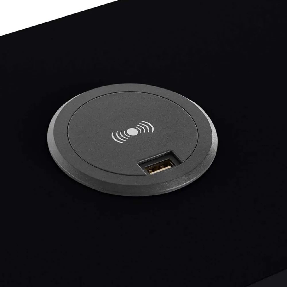 Wohnen Design Schreibtisch mit Handy Ladestation - Christian