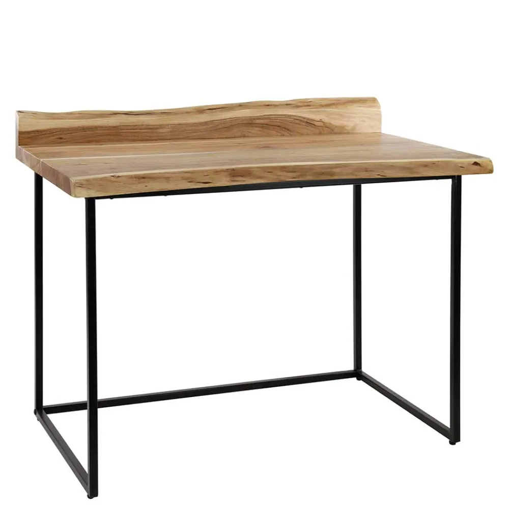 Wohnen Bürotische|Schminktische*Design Schreibtisch mit Naturkanten aus Akazie - Ilmany
