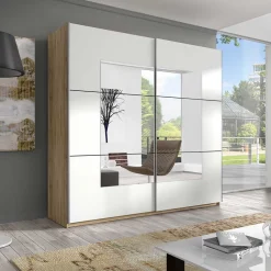 Wohnen Jugendzimmerschränke*Design Schwebetürenschrank mit Spiegel - Anglivia