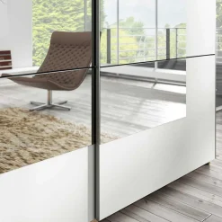 Wohnen Jugendzimmerschränke*Design Schwebetürenschrank mit Spiegel - Anglivia